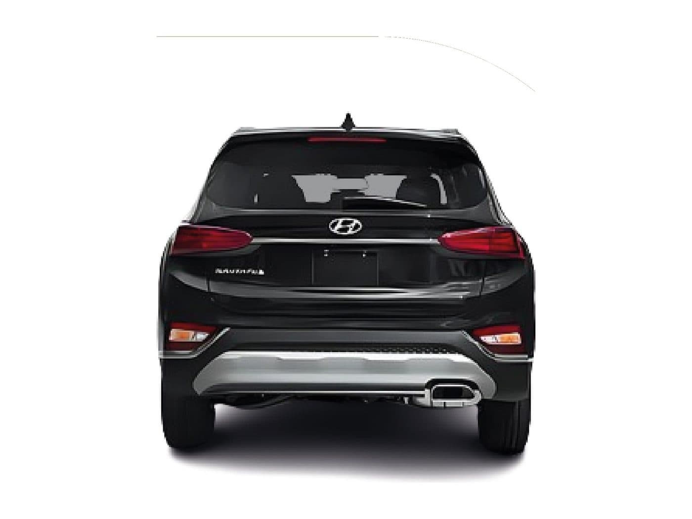 Hyundai Santa Fe noir, vue 2